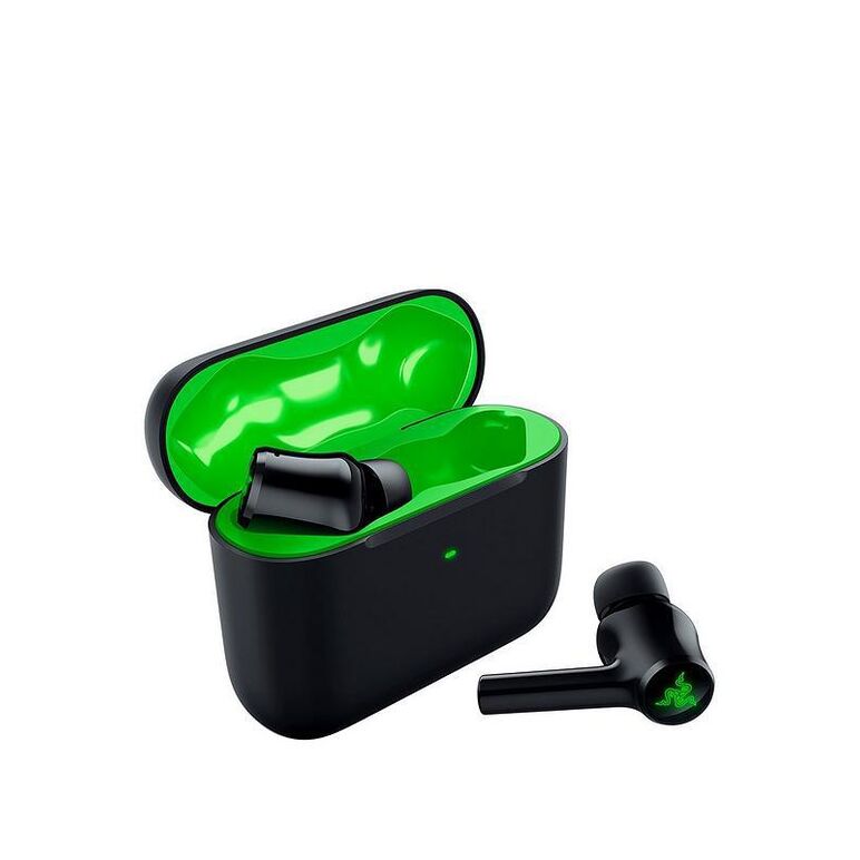 Casti razer hammerhead hyperspeed, tws, bluetooth 5.2, compatibile: xbox (seriile: x|s, xbox one x, xbox one s), ps5™, ps4™, pc, mac, smartphones, tablete, autonomie (testata cu dispozitiv ios) pana la 32.5h (6.5h pt casti si 26h pentru carcasa - care poa,  Casti audio | electropc.ro