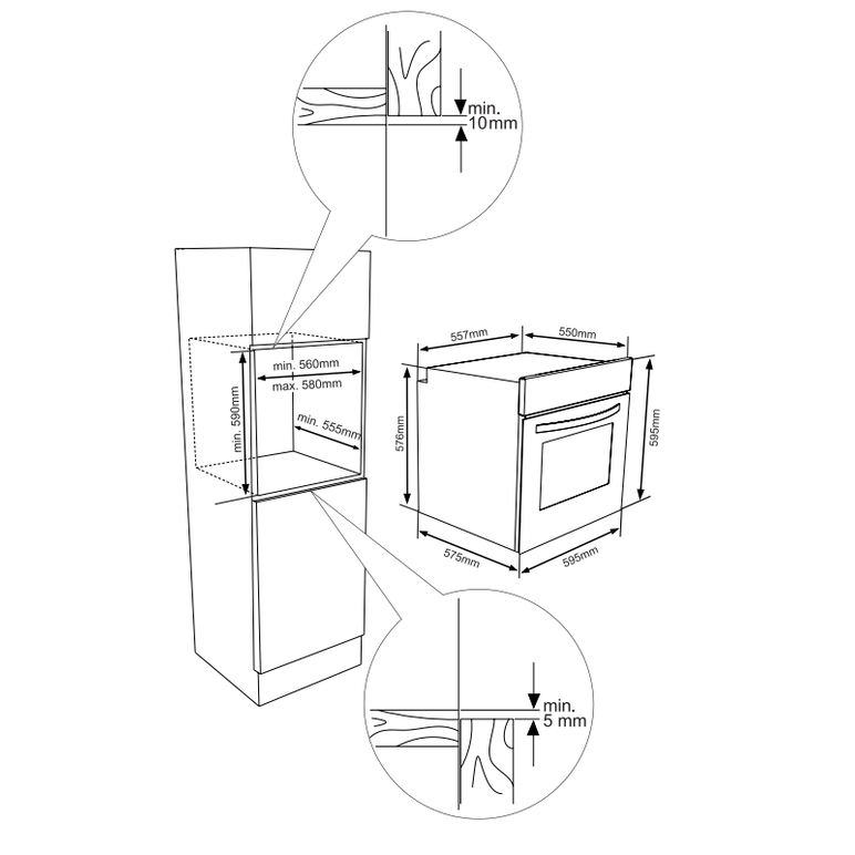 Cuptor incorporabil heinner hbo-v659gcd-ix,  Incorporabile | electropc.ro