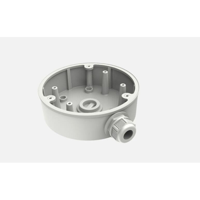 Doza conexiuni hikvision ds-1280zj-pt6, material aliaj de aluminiu, dimensiuni: Φ137 mm × 42 mm, greutatate: 280 g,  Accesorii | electropc.ro