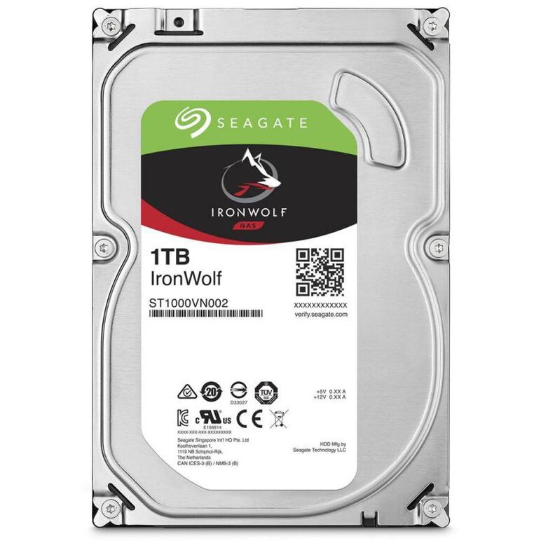 Hdd intern seagate ironwolf, 1tb, 5400rpm, sata iii,  Hard Disk-uri Desktop | electropc.ro