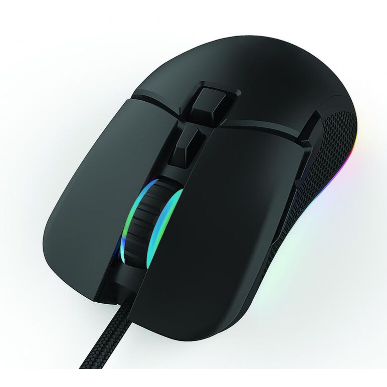 Kit gaming serioux kayel 4 in 1, tastatura de gaming, 104 taste, 19 taste anti-ghosting , design slim, iluminare rainbow, structura metalica gri, taste negre + design cu palm rest, cablu usb 1.5m pvc, plug and play; mouse gaming, senzor sunplus 199, 800-6,  Kit mouse tastatura | electropc.ro