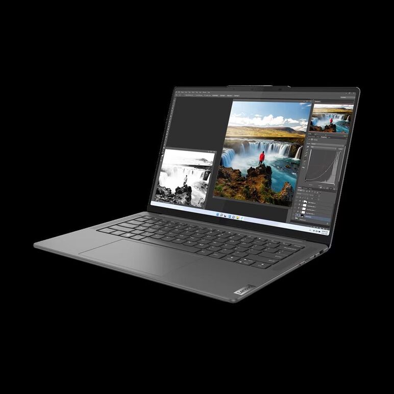 Laptop lenovo yoga pro 7 14irh8, 14.5" 2.5k (2560x1600) ips 350nits anti-glare, 100% srgb, 90hz, eyesafe®, dolby® vision™, intel® core™ i7-13700h, 14c (6p + 8e) / 20t, p-core 2.4 / 5.0ghz, e-core 1.8 / 3.7ghz, 24mb, video integrated intel® iris® xe graphi,  Laptopuri | electropc.ro