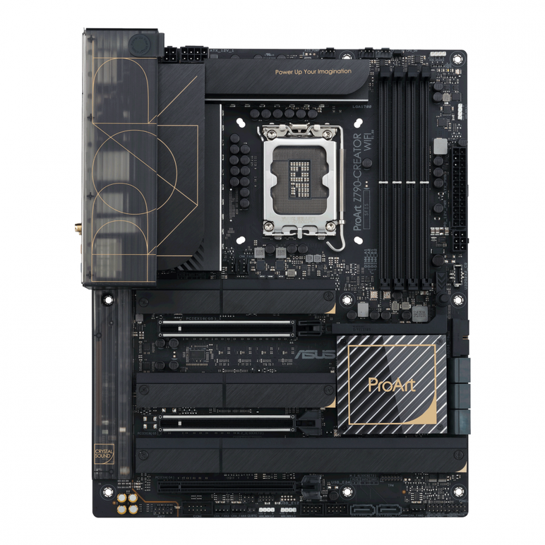 Placa de baza asus proart z790-creator lga1700, 4x ddr5, 1x hdmi, 2x thunderbolt 4, 2x pcie 5.0 x16, 1x pcie 4.0 x16, 4x m.2, 8x sata 6gbps, wifi 6e, atx,  Placi de baza | electropc.ro