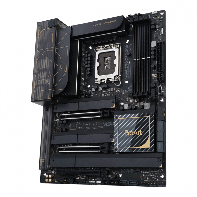 Placa de baza asus proart z790-creator lga1700, 4x ddr5, 1x hdmi, 2x thunderbolt 4, 2x pcie 5.0 x16, 1x pcie 4.0 x16, 4x m.2, 8x sata 6gbps, wifi 6e, atx,  Placi de baza | electropc.ro