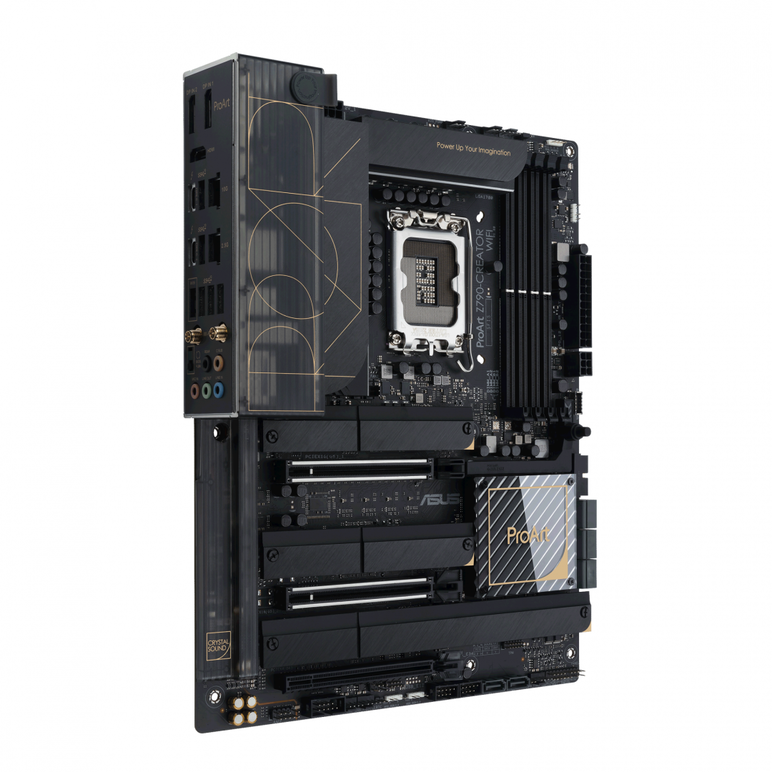 Placa de baza asus proart z790-creator lga1700, 4x ddr5, 1x hdmi, 2x thunderbolt 4, 2x pcie 5.0 x16, 1x pcie 4.0 x16, 4x m.2, 8x sata 6gbps, wifi 6e, atx,  Placi de baza | electropc.ro