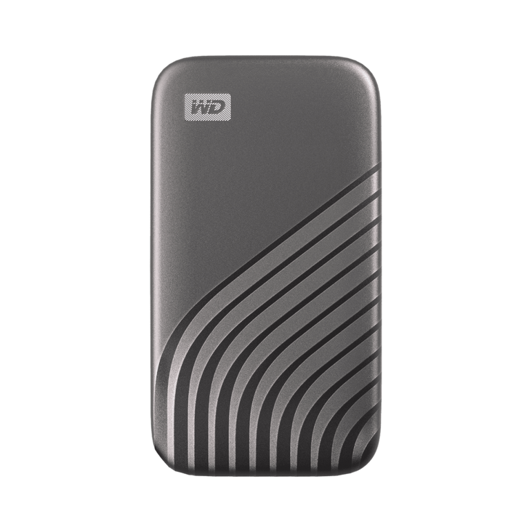 Ssd extern wd my passport, 2tb, gray, usb 3.2,  Hard Disk-uri externe | electropc.ro