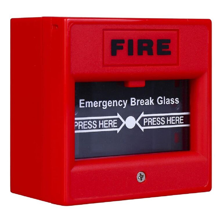 Buton de incendiu cu geam de sticla, rosu nd-ebg911,  Accesorii | electropc.ro