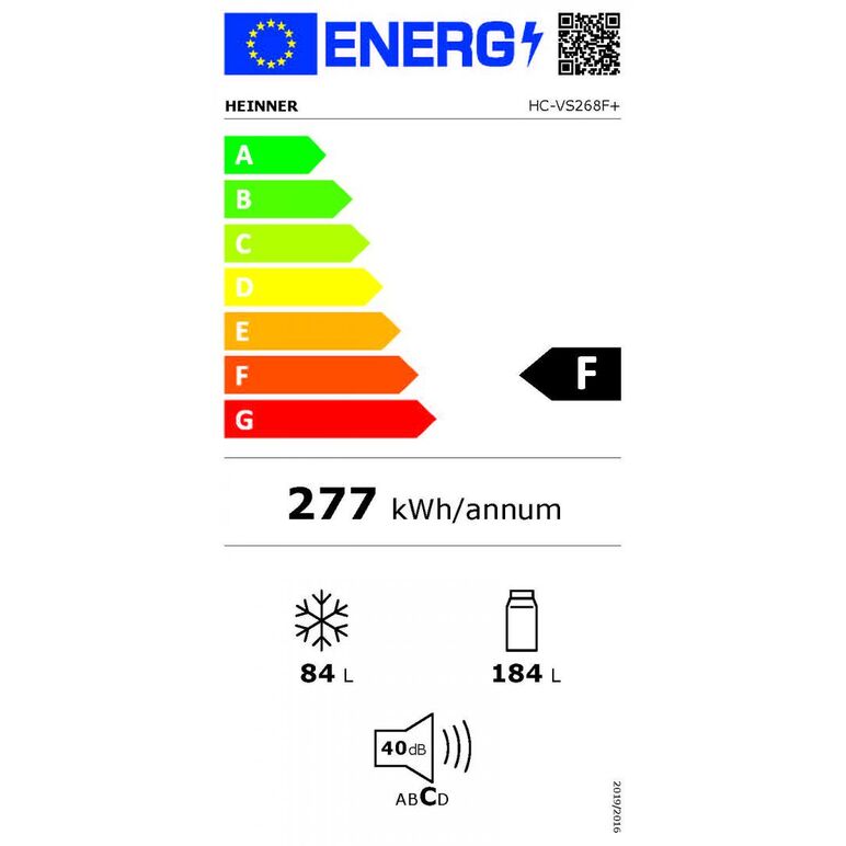 Combina frigorifica heinner hc-vs268f+,  Combine frigorifice | electropc.ro