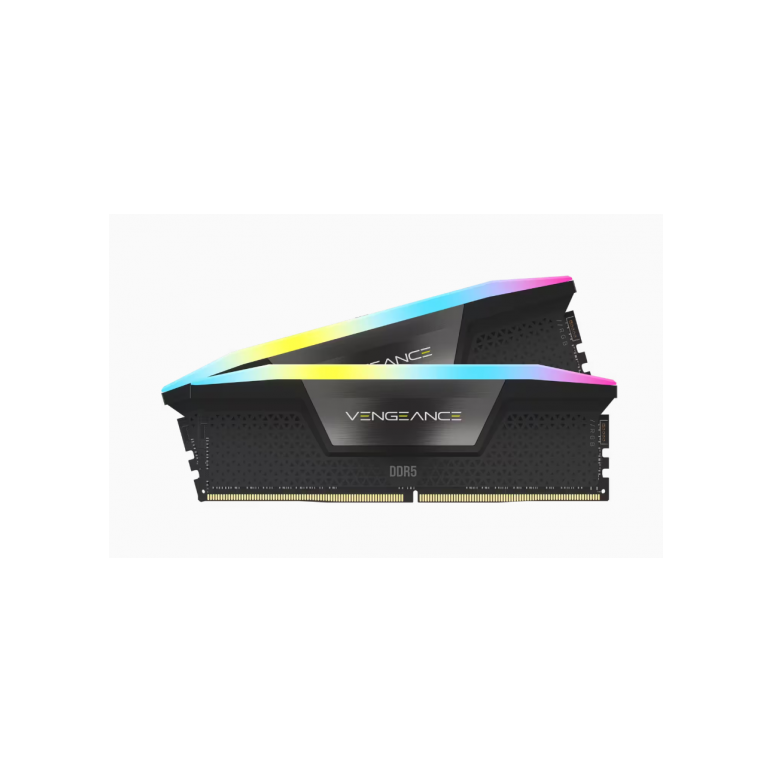 Ddr5, 7000mt/s 32gb 2x16gb dimm, unbuffered, 40-52-52-114, std pmic, xmp 3.0, vengeance rgb ddr5 black heatspreader, black pcb, 1.4v, for intel 700 series,  Memorii RAM Desktop | electropc.ro