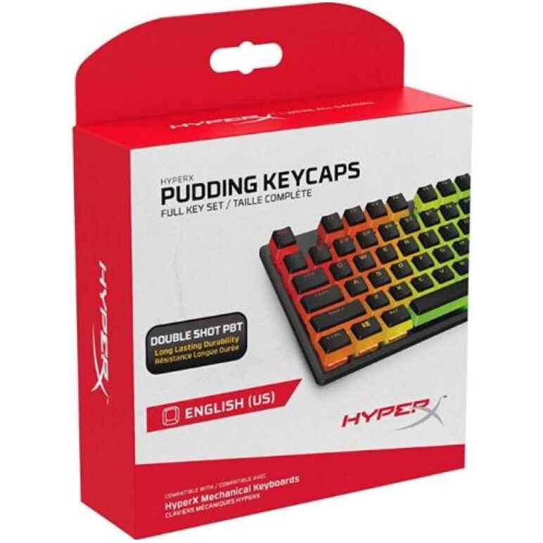 Kit butoane tastatura hp hyperx pudding black pbt, layout us,  Periferice Diverse | electropc.ro