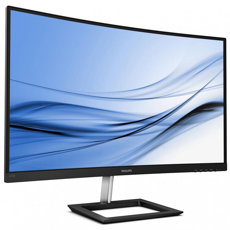 Monitor 27" philips 272e1ca, curbat 1500r, fhd 1920*1080, 75 hz, 4 ms, va, 16:9, 250 cd/ mp, 3000:1, mega infinity dcr, anti-glare, 3h, haze 25%, wled, 178/178, low blue mode, freesync, vga, hdmi, pc audio-in, headphone out, boxe 2*3w, 3-sided frameless, ,  Monitoare LED | electropc.ro