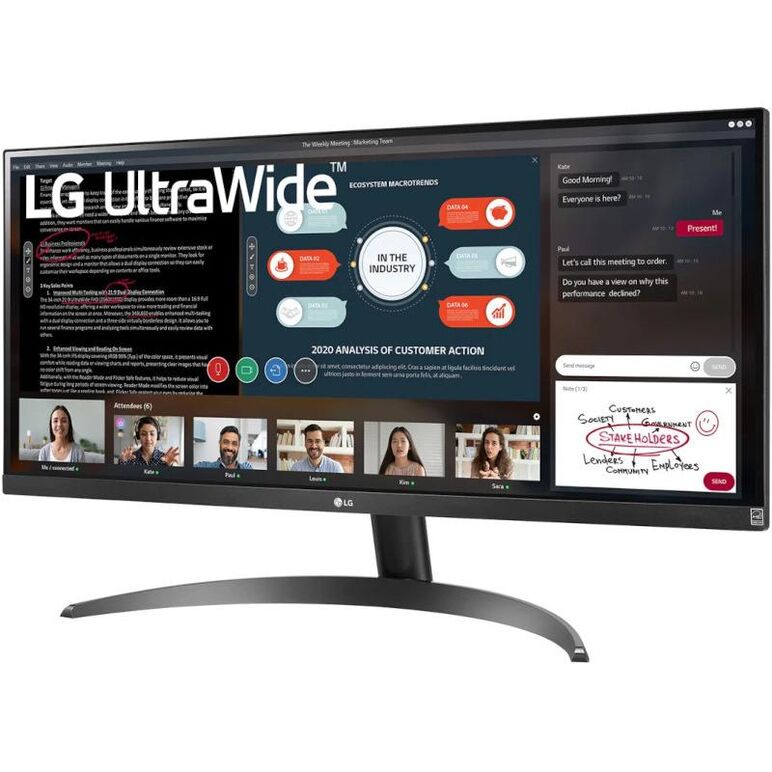 Monitor led lg 29wp500-b, uwqhd ips, 29inch, 5 ms, 75hz, negru,  Monitoare LED | electropc.ro