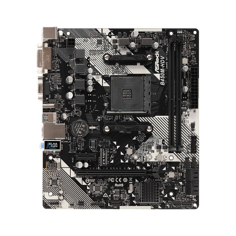 Placa de baza asrock b450m-hdv r4.0, socket am4,  Placi de baza | electropc.ro