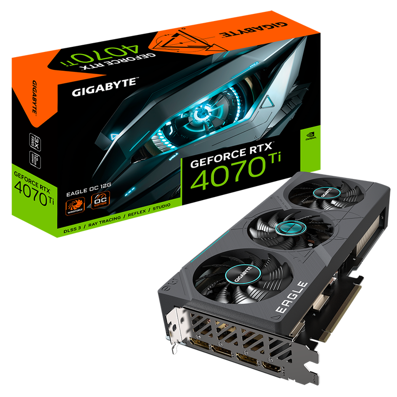 Placa video gigabyte geforce rtx 4070 ti eagle oc 12gb rev2,  Placi video | electropc.ro