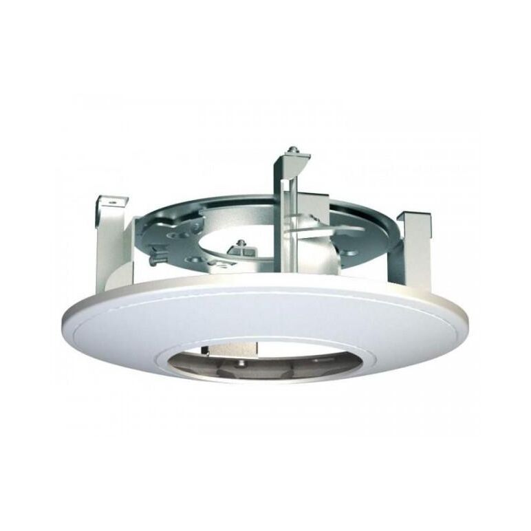 Suport hikvision pentru montarea camerelor dome in tavan , materiale componente : otel si plastic , culoare alb, dimensiuni : Φ210 × 79.3 mm, greutate : 520g .,  Accesorii | electropc.ro