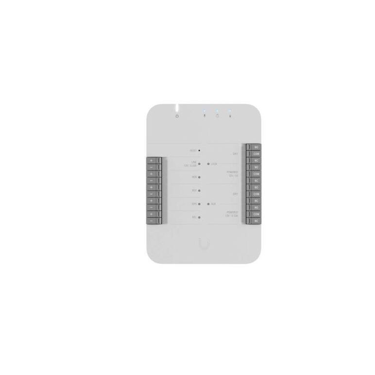 Ubiquiti unifi access hub ua-hub, dimensiuni: 190 x 126 x 30.5 mm , greutate: 457g,suport wall mount metalic, carcasa plastic, consum max: 51w, interfata: 4 x 1gbe, alimentare: poe++.,  Cititoare | electropc.ro