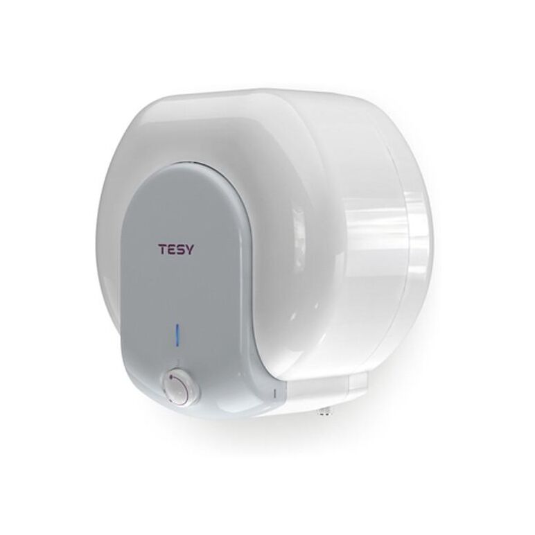 Boiler electric tesy compact line tesy  gca 1015l52rc, putere 1500 w, capacitate 10 l, presiune 0.9 mpa, izolatie 19 mm, instalare deasupra chiuvetei, control mecanic, clasa energetica c, protectie sticla ceramica, timp incalzire 23 min, termostat reglabi,  Boilere | electropc.ro