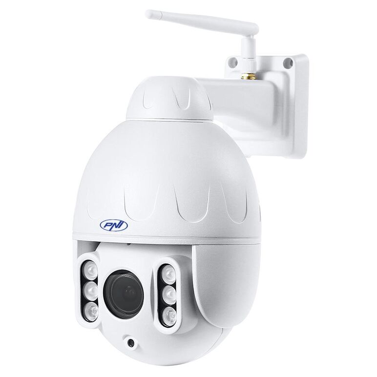 Camera supraveghere video pni ip652w wifi ptz 1080p 2mp 5x zoom optic, stand-alone, h265 slot microsd night vision 50m ip66 alarma detectie miscare comunicare audio bidirectionala, senzor: 1/2.8" sony307 cmos, rezolutie: 1920x1080, 640x352, 320x176, lenti,  Camere supraveghere IP | electropc.ro