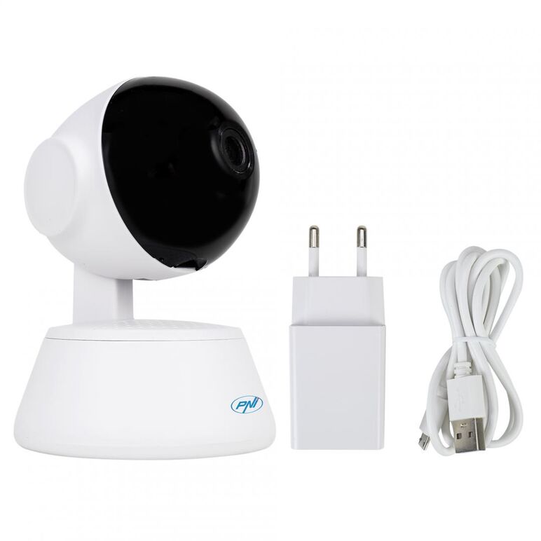 Camera supraveghere video pni ip720lr 1080p 2 mp cu ip p2p ptz wireless, slot card microsd, lentila: 3.6mm, compresie imagine: h.264, microfon integrat, difuzor integrat, wireless: 2.4 ghz 802.11b/g/n, ir: 10-15m, microsd maxim 64gb (cardul nu este inclus,  Camere supraveghere IP | electropc.ro