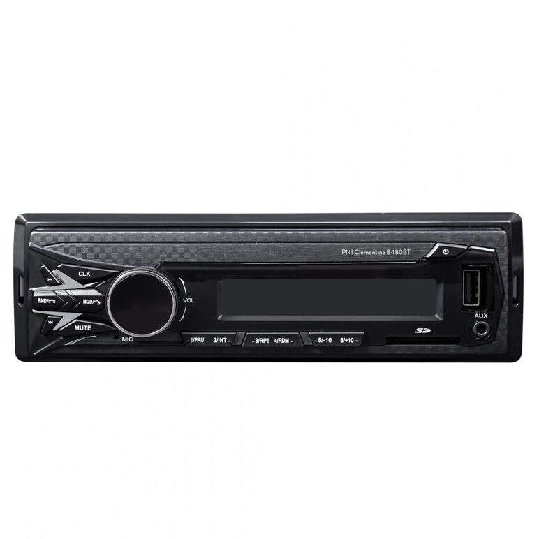Dab si rds radio mp3 player auto pni clementine 8480bt 4x45w, 12/24v, 1 din, cu sd, usb, aux, rca, bluetooth si usb 1.5a pentru incarcare telefon, radio: fm/dab+, radio fm: 87.5mhz - 108.0mhz, radio dab: 174.928mhz - 239.200mhz, dimensiuni (l x h x a / gr,  Radio cu ceas & portabile | electropc.ro