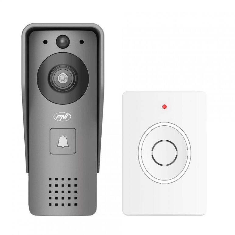 Interfon video inteligent pni house 910 wifi hd, p2p, iesire yala, aplicatie dedicata tuya smart, integrare in scenarii si automatizari smart cu alte produse compatibile tuya, rezolutie video: 2mp 1080p, wireless: 2.4ghz, detectie miscare, dimensiuni: uni,  Video | electropc.ro