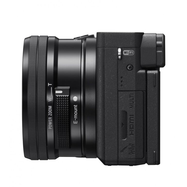 Kit sony alpha a6400 mirrorless 24.2mp, iso 32000 (extins: 102400), 1/4000s, 4k @30fps, sd/sdhc/sdxc, rafala 11cps, wifi/bluetooth/nfc, senzor aps-c, montura sony e, obiectiv 16-50mm, f3.5-5.6,  Aparate foto Mirrorless | electropc.ro