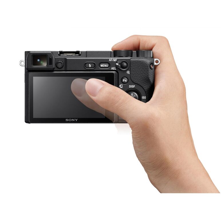 Kit sony alpha a6400 mirrorless 24.2mp, iso 32000 (extins: 102400), 1/4000s, 4k @30fps, sd/sdhc/sdxc, rafala 11cps, wifi/bluetooth/nfc, senzor aps-c, montura sony e, obiectiv 16-50mm, f3.5-5.6,  Aparate foto Mirrorless | electropc.ro