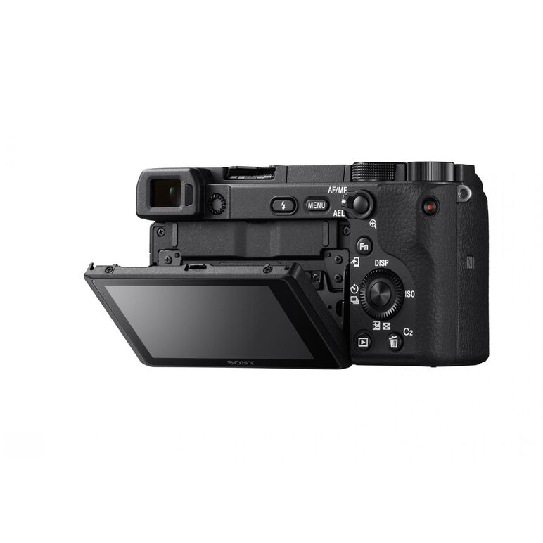 Kit sony alpha a6400 mirrorless 24.2mp, iso 32000 (extins: 102400), 1/4000s, 4k @30fps, sd/sdhc/sdxc, rafala 11cps, wifi/bluetooth/nfc, senzor aps-c, montura sony e, obiectiv 16-50mm, f3.5-5.6,  Aparate foto Mirrorless | electropc.ro