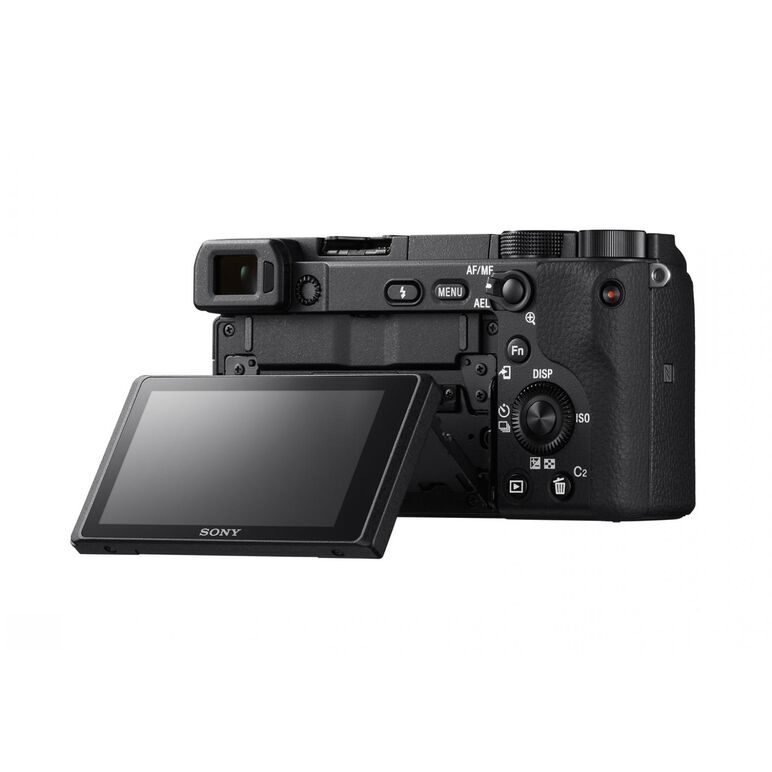 Kit sony alpha a6400 mirrorless 24.2mp, iso 32000 (extins: 102400), 1/4000s, 4k @30fps, sd/sdhc/sdxc, rafala 11cps, wifi/bluetooth/nfc, senzor aps-c, montura sony e, obiectiv 16-50mm, f3.5-5.6,  Aparate foto Mirrorless | electropc.ro