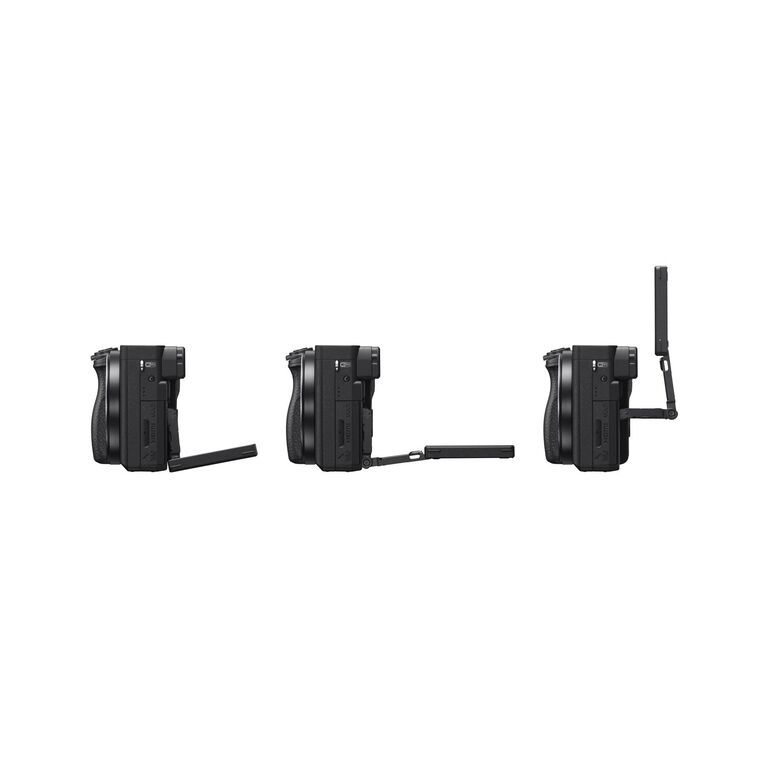 Kit sony alpha a6400 mirrorless 24.2mp, iso 32000 (extins: 102400), 1/4000s, 4k @30fps, sd/sdhc/sdxc, rafala 11cps, wifi/bluetooth/nfc, senzor aps-c, montura sony e, obiectiv 16-50mm, f3.5-5.6,  Aparate foto Mirrorless | electropc.ro