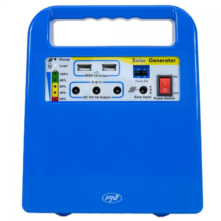 Pni sistem solar fotovoltaic h01, greenhouse h01 30w cu acumulator 12v/7ah, usb/radio/mp3, 2 becuri led, tip panou: policristalin, dimensiuni: 360 x 240 x 17mm, cablu conectre: 6m, acumulator: 7.0 ah,soclu bec: e27, 3w, timp incarcare: minim 7h, autonomie,  Smart home | electropc.ro