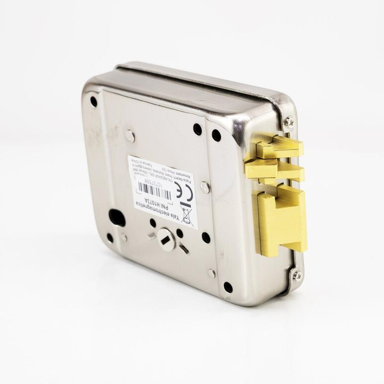 Pni yala electromagnetica h1073a din otel, cu butuc fail secure no, se potriveste solutiilor de interfon cu intercom sau sistemelor de control acces, alimentare: 12v, 1a, carcasa din otel inoxidabi, dust proof, watwr resistant 100l/min, dimensiuni: 129x10,  Incuietori | electropc.ro