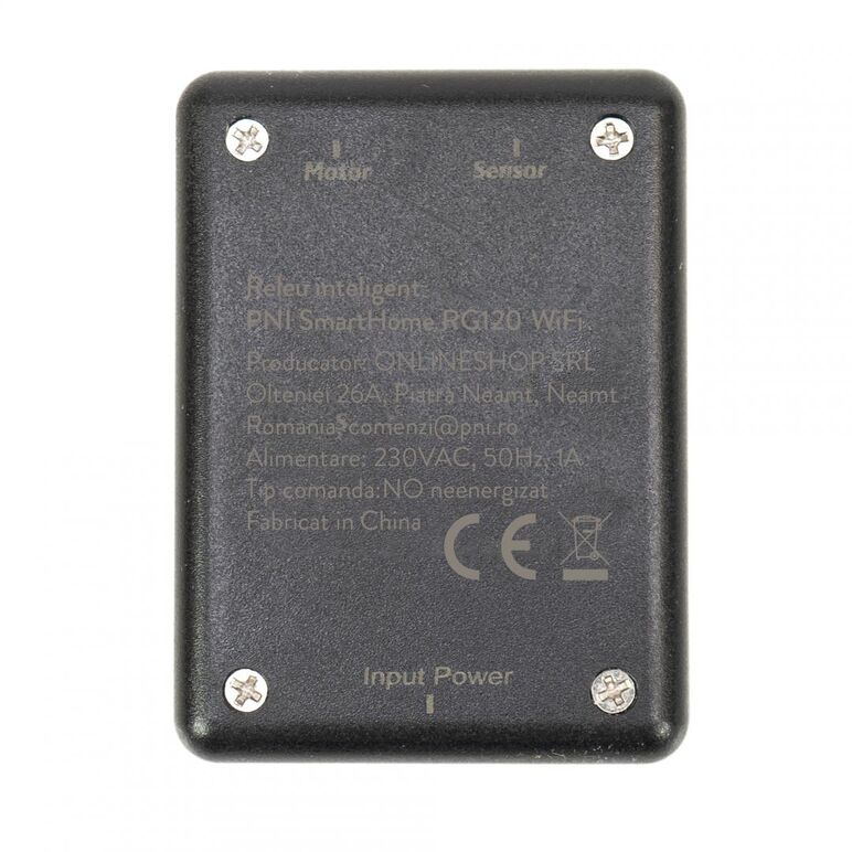 Releu inteligent pni smarthome rg120 wifi pentru comanda deschidere usa garaj/poarta monitorizata prin internet cu app tuya smart, compatibil amazon alexa si google home, deschizător pentru uși de garaj, alimentare: 5v, telecomanda: 1 buc, standard wifi: ,  Incuietori | electropc.ro