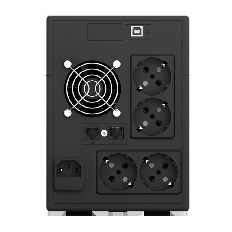Ups njoy cadu 2000, 2000va/1200w, afisaj lcd cu ecran tactil, 4 x prize schuko,  UPS | electropc.ro