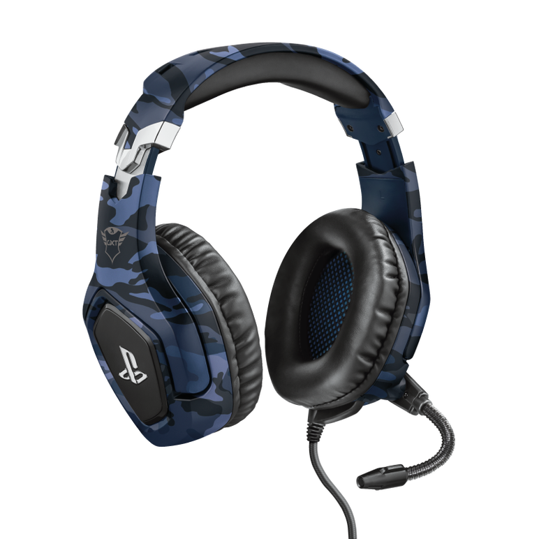 Casti cu microfon trust gxt 488 forze-b gaming headset ps4, albastru,  Casti audio | electropc.ro