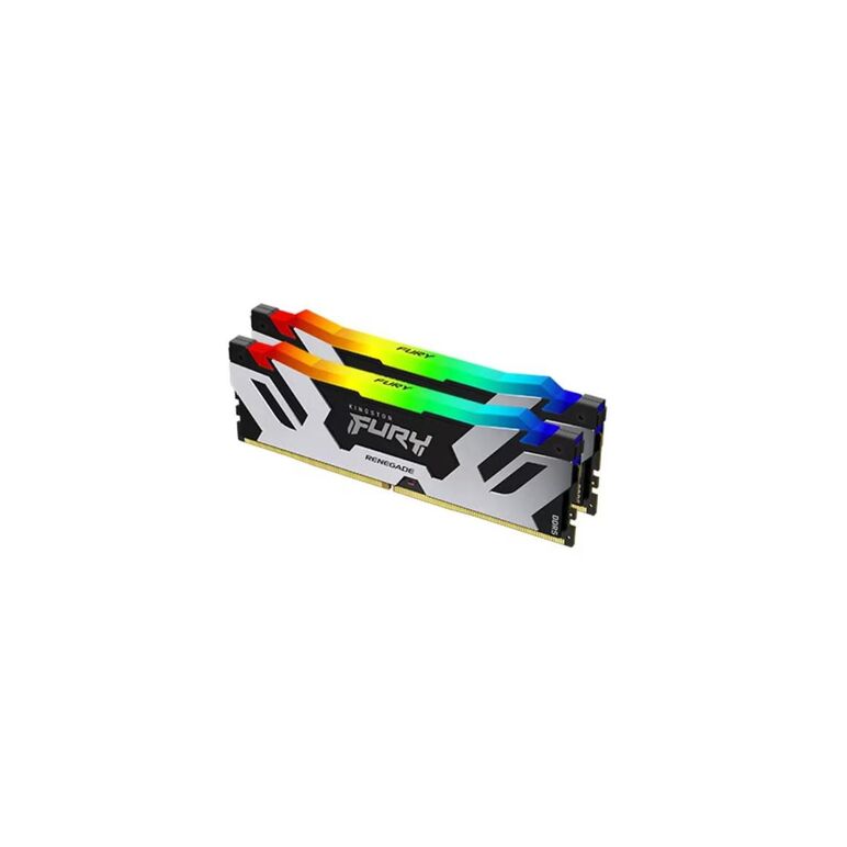 Memorie ram kingston, dimm, ddr5, 32gb, 6400mhz, cl32, 1.35v, fury renegade white, rgb, kit of 2,  Memorii RAM Desktop | electropc.ro