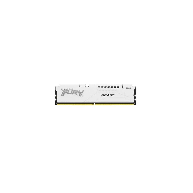 Memorie ram kingston, dimm, ddr5, 64gb, 5600mhz, cl36, 1.35v, fury beast white, kit of 2,  Memorii RAM Desktop | electropc.ro