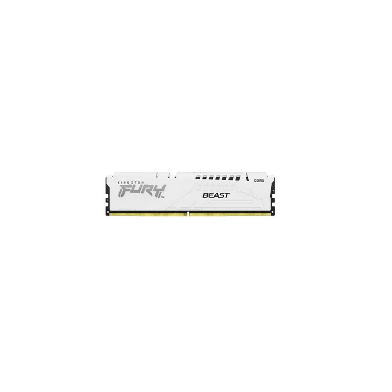 Memorie ram kingston, dimm, ddr5, 64gb, 6000mhz, cl36, 1.35v, fury beast white, kit of 2,  Memorii RAM Desktop | electropc.ro