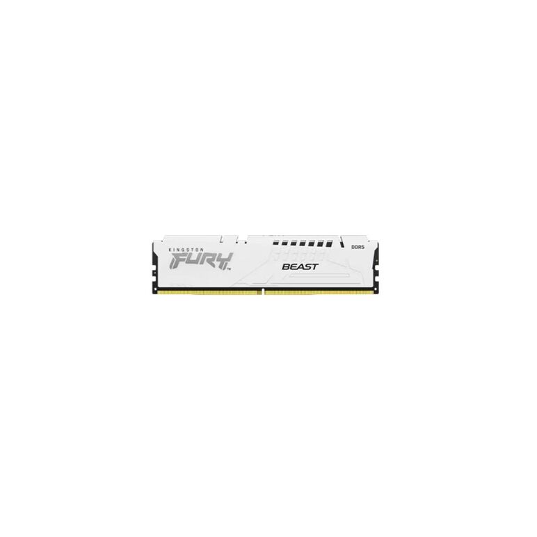Memorie ram kingston, dimm, ddr5, 64gb, 6000mhz, cl40, 1.35v, fury beast white, kit of 2,  Memorii RAM Desktop | electropc.ro