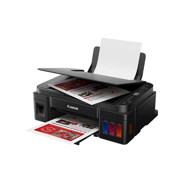 Multifunctional inkjet color ciss canon g3410, dimensiune a4 (printare, copiere, scanare), viteza 8,8ipm alb-negru, 5ipm color, rezolutie printare 4800x1200 dpi, imprimare fara margini, alimentare hartie 100 coli, scanner cis rezolutie 600x1200 dpi, copie,  Multifunctionale Inkjet | electropc.ro
