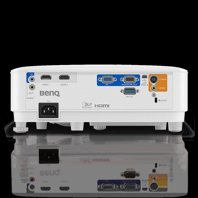 Proiector benq ms550, dlp 3d ready, svga 800*600, up to wuxga 1920*1200, 3600 lumeni, 20.000:1, 4:3 nativ, 16:9/ 16:10 compatibil, lampa 5.000 ore/ 15.000 ore ecomode, dimensiune maxima imagine 300", boxa 2w, 2* d- sub, svideo, composite video/ rca, 2*hdm,  Videoproiectoare | electropc.ro