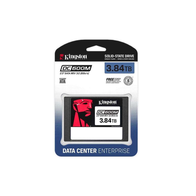 Ssd kingston, dc600m, 2.5", 3840gb, sata 3.0 (6gb/s), r/w speed: 560mbs/530mbs,  SSD-uri Interne | electropc.ro