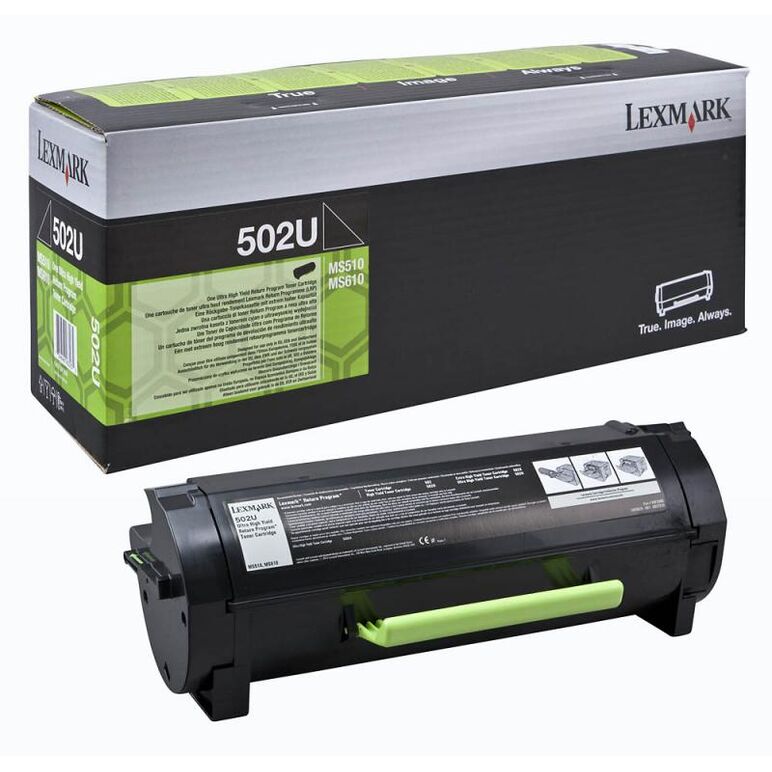 Toner lexmark 50f2u00, black, 20 k, ms510dn , ms510dtn with 3year exchange service , ms610de , ms610dn , ms610dte,  Tonere | electropc.ro