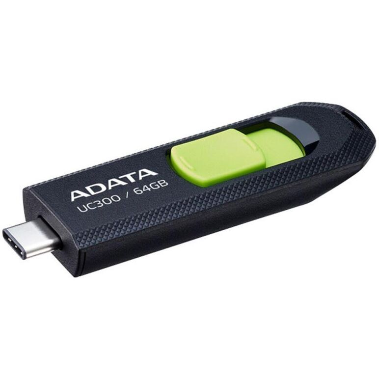 Usb flash drive adata 64gb, uc300, usb type-c, black,  Memorii USB | electropc.ro