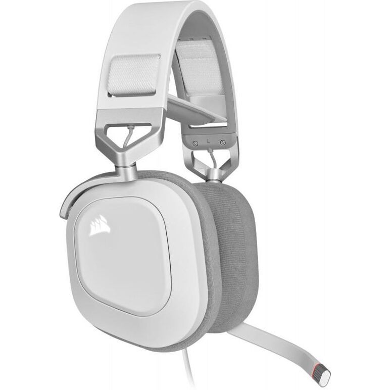 Casti gaming cu microfon usb corsair hs80 surround, dolby audio 7.1, over-head, 20hz - 40 khz, 32k ohms @ 1 khz, lungime cablu: 1.8m, alb,  Casti audio | electropc.ro