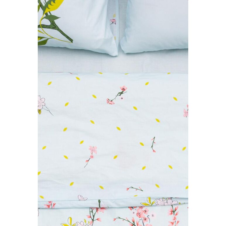 Lenjerie heinner king size bbc 4 piese, 144tc blue cherry,  Lenjerii de pat | electropc.ro
