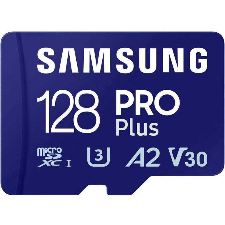 Microsdhc pro plus 128gb, class10/grade 3 adapter uhs-i mb-md128da/eu,  Carduri memorie | electropc.ro