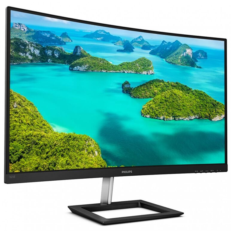 Monitor 31.5" philips 325e1c, curved 1800r, wqhd 2560*1440, 75 hz, va, wled, 250 cd/mp, 16:9, 3000:1, mega infinity dcr, 4 ms, anti-glare, 3h, haze 25%, 178/178, freesync, low blue mode, flicker free, vga, dp, hdmi, audio out, kensington lock, vesa 100*10,  Monitoare LED | electropc.ro