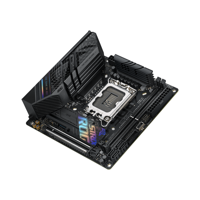 Placa de baza asus rog strix b760-i lga1700, 2x ddr5, 1x displayport, 1x hdmi, 1x pcie x16, 2x m.2, 4x sata 6gbps, wifi 6e, 2.5 gbps lan, mini- itx,  Placi de baza | electropc.ro