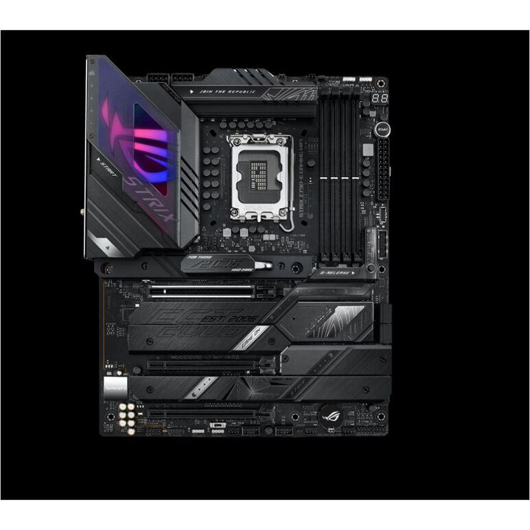 Placa de baza asus rog strix z790-e gaming wifi lga 1700,  4 x ddr5 dimm dual channel, 3x pci express x16, 5x m.2, 4x sata 6gb/s, 12x usb, atx,  Placi de baza | electropc.ro